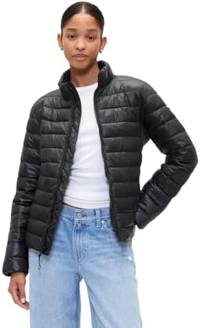 Armani Exchange A|X Women's Quilted Down Jacket, Navy Icon, S